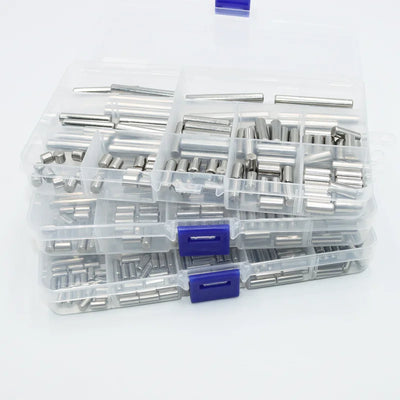 Dowel Pin Assortment Kit M1 M2 M2.5 M3 M4 M5 M6 M8 304 Stainless Steel  Locating Dowel Pin Shelf Support Peg Solid Cylinder Pin