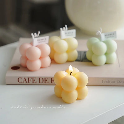 Cute candles mini bubble candle scented handmade birthday guest  gift candles creative wedding candles home souvenir candles