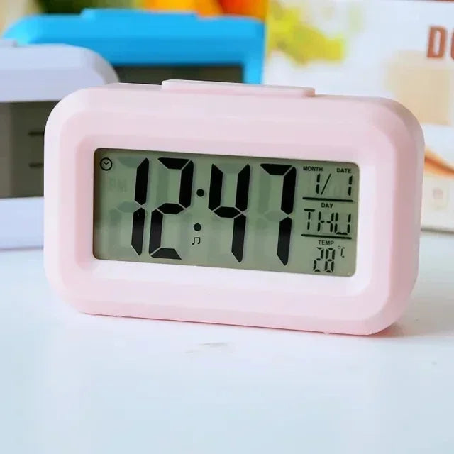 Cartoon Music Stopwatch for Studying Time Management Date Countdown Timer Digital Table Clocks Reminder Desktop Alarm Clock