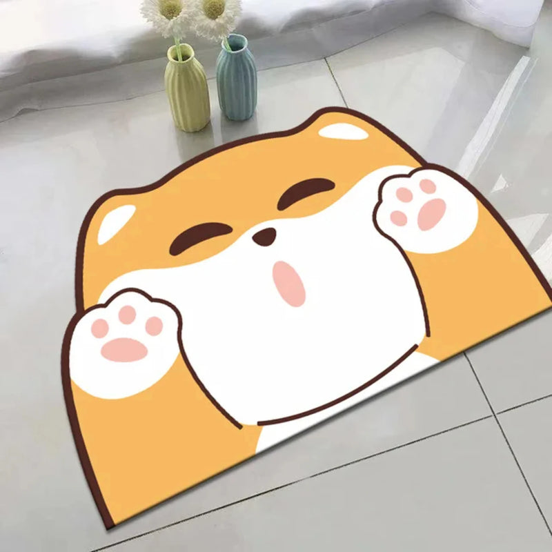 Super Absorbent Cartoon Panda Bathroom Mat - Cute Animal Rug for Bedroom, Entrance, Shower - Soft and Cozy Floor Carpet - Best f