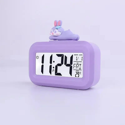 Cartoon Music Stopwatch for Studying Time Management Date Countdown Timer Digital Table Clocks Reminder Desktop Alarm Clock