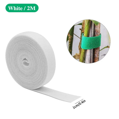 Green Garden Twine Plant Ties Nylon Plant Bandage Garden Hook Loop Bamboo Cane Wrap Support Garden Accessories