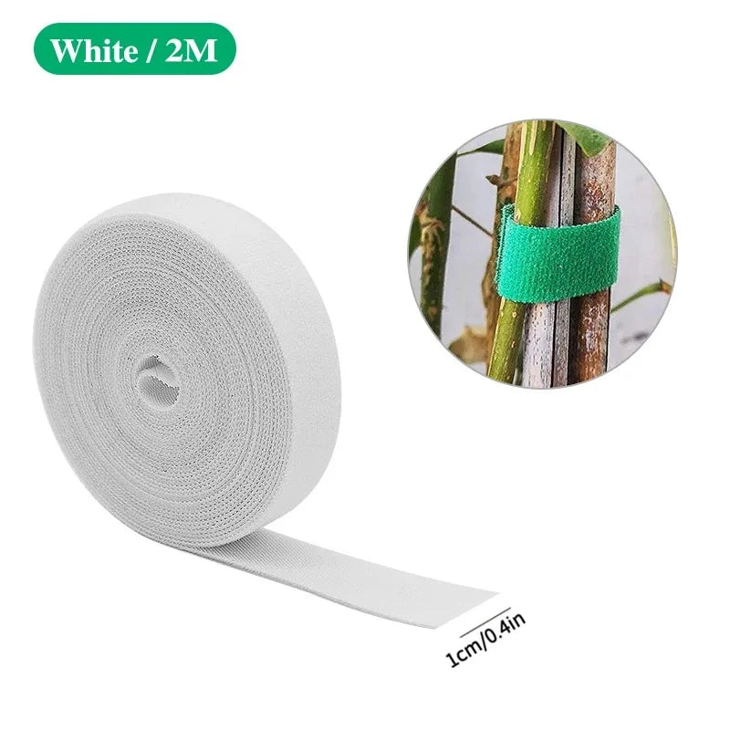 Green Garden Twine Plant Ties Nylon Plant Bandage Garden Hook Loop Bamboo Cane Wrap Support Garden Accessories