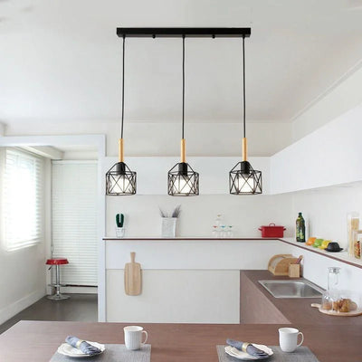 Chandelier LED High-quality Retro Nordic Style Hanging Lamp For Kitchen Dining Living Room Morden Home Pendant Ceiling Light