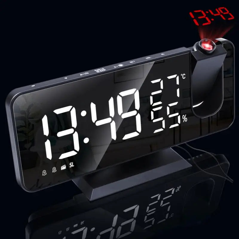 LED Digital Smart Alarm Clock Watch Table Electronic Desktop Clocks USB Wake Up Clock Bedroom Bedside Clock Snooze Function