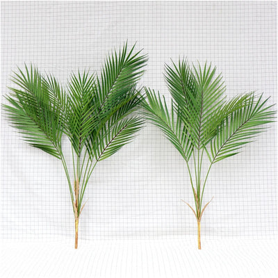 88 CM Tropical Artificial Tree Plants Palm Leaves Plastic Branch Fake Indoor Plastic Plants Tree Garden Home Decor Accessories