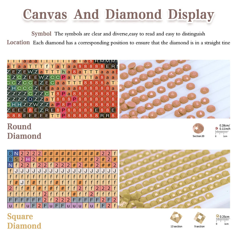 RUOPOTY Diy Round Square Diamond Painting Art Girl And Rabbit Drawings With Diamonds Cross Stitch For Home Decors Diy Crafts