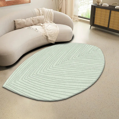 Rug Faux Cashmere Shaped Living Room Carpet Full Bedroom Bedside Rug Gradient Colour Sofa Blanket Coffee Table Floor Cushion