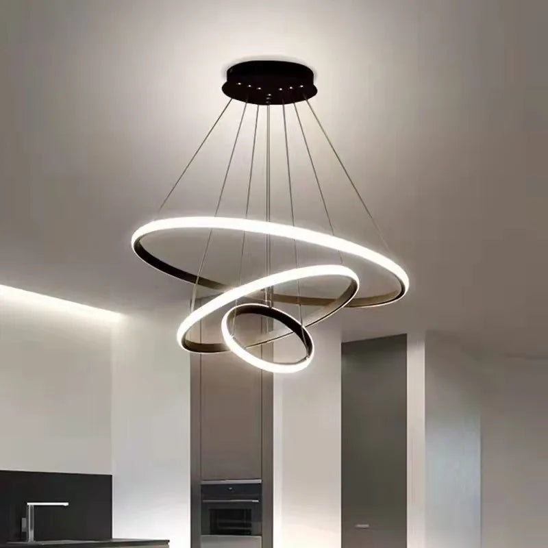 Modern LED Dining Table Pendant Light Ceiling Chandelier For Living Dining Room Restaurant Hotel Home Decor Light Fixture Lustre