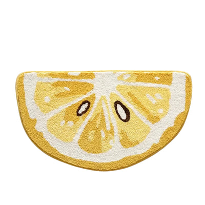 Cute Fruit Bath Mat for Bathroom Extra Soft and Absorbent Bath Rug Non-Slip Absorbent Floor Mat for Home