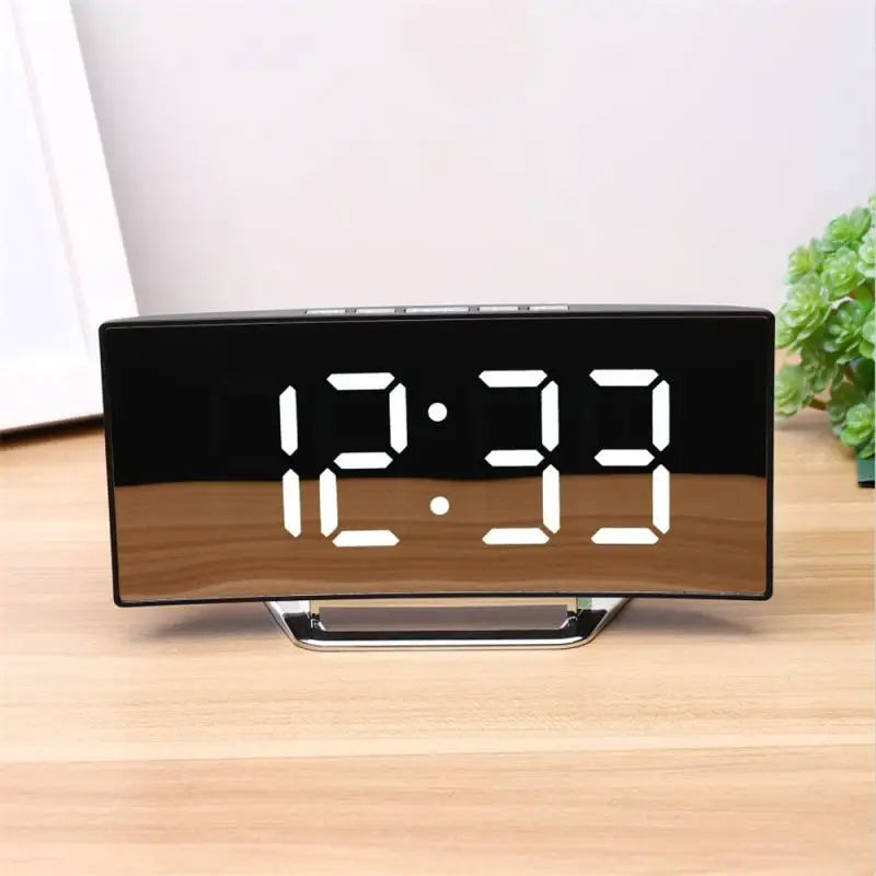 LED Digital Smart Alarm Clock Watch Table Electronic Desktop Clocks USB Wake Up Clock Bedroom Bedside Clock Snooze Function