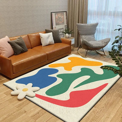 Carpet imitation cashmere living room bedroom bedside blanket extra large whole house coffee table sofa blanket rugs for bedroom