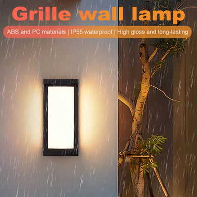 20W Outside Wall Lights Waterproof IP55 Street Lamp Garden Lights 110V-220V Exterior Wall Sconces for Hotel Villa Big Porch Gate