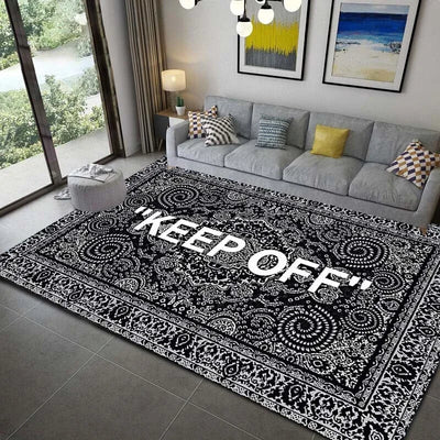 KEEP OFF Carpet for Living Room Home Decor Sofa Table Large Area Rugs Bedroom Bedside Foot Pad Hallway Balcony Rugs Doormat