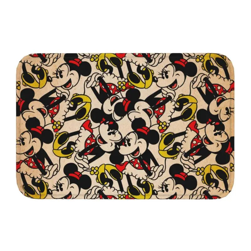 Personalized Mickey Mouse Doormat Mat Anti-Slip Bath Kitchen Garage Rug Carpet 40*60cm