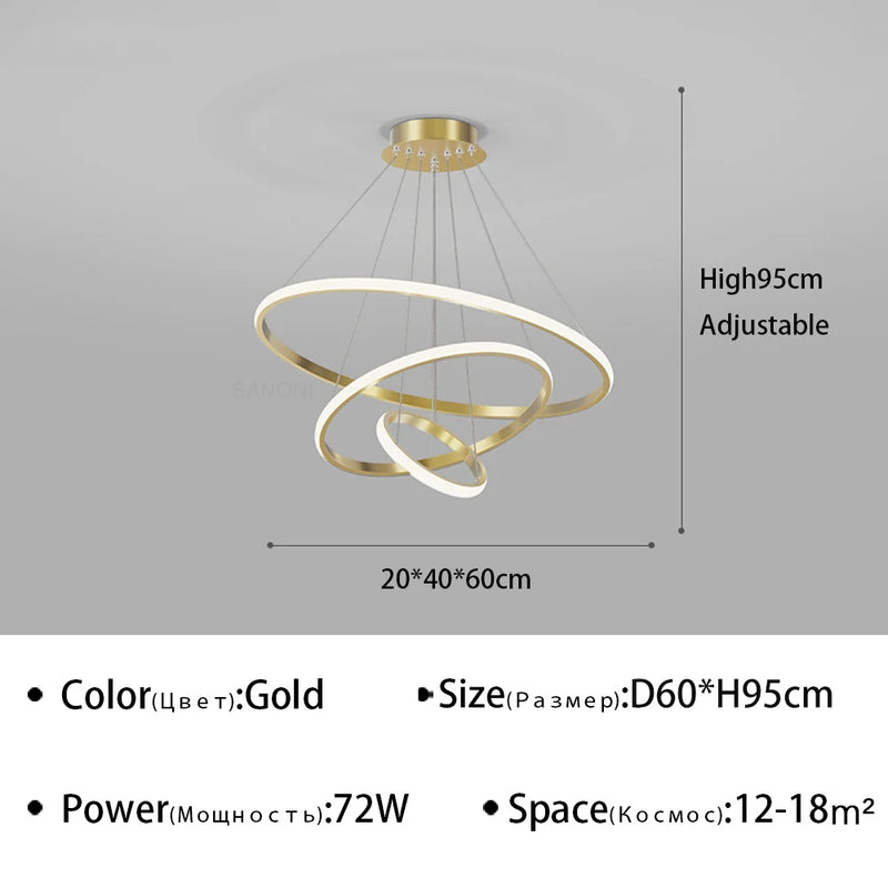 Modern LED Dining Table Pendant Light Ceiling Chandelier For Living Dining Room Restaurant Hotel Home Decor Light Fixture Lustre