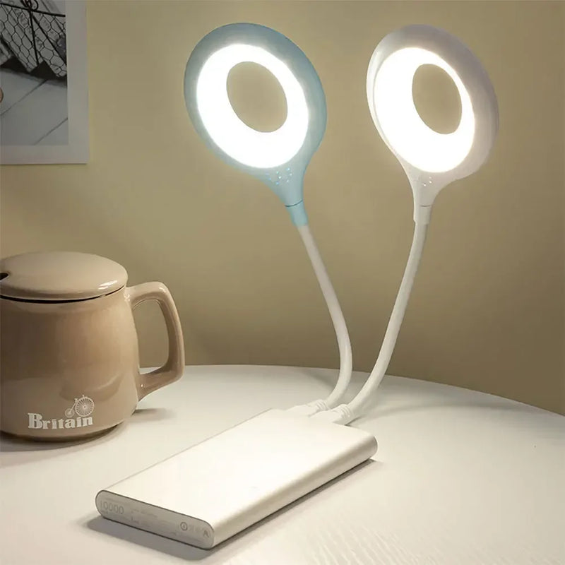 LED Table Lamp Portable Night Light Lamp Freely Foldable Desk Lamp USB Reading Talbe Lamp Eye Protection Saving Energy Desk Lamp