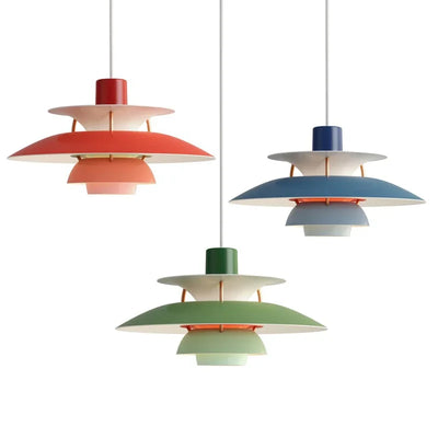 Modern Design Led Pendant Light High Quality Umbrella Led Hanging Lamp Living Loui Lustre Kitchen Paulsen UFO Color Droplight