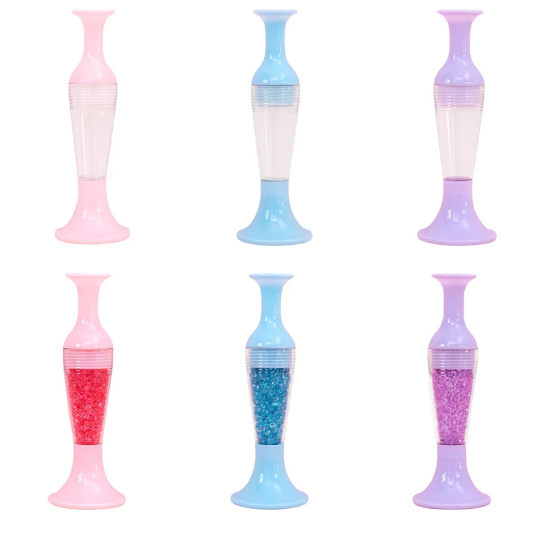 New 5D Diamond Painting Point Drill Pen DIY Crafts Gradient Color Flower Pot Shape Cross Stitch Embroidery Sewing Accessories