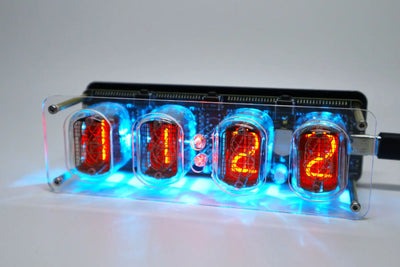 Smart IN12 Nixie Tube Clock Retro Desk Alarm with Multiple Backlight、USB-C Gift