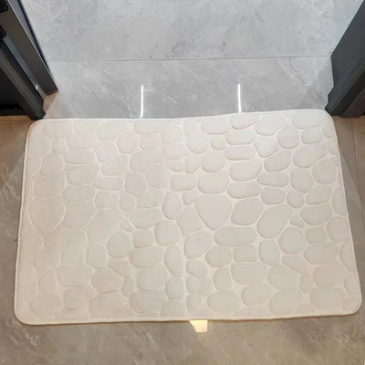 1pc Memory Foam Bath Rug, Coral Velvet Super Absorbent And Non-slip Bathroom Floor Mat, Quick-drying, Machine Washable