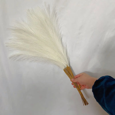 55CM Pampas Grass INS Style Reed Artificial Flower Photography Props  High Quality Fake Plants For Home, Bedroom Decoration