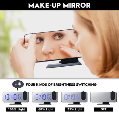 LED Digital Smart Alarm Clock Watch Table Electronic Desktop Clocks USB Wake Up Clock Bedroom Bedside Clock Snooze Function