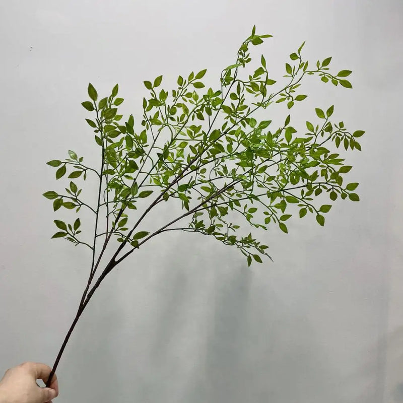 1 Pc Artificial Plant Nantian Bamboo Branch Greenery Floral Soft Furnishings For Hotel Arrangement Wedding Home Room Decoration