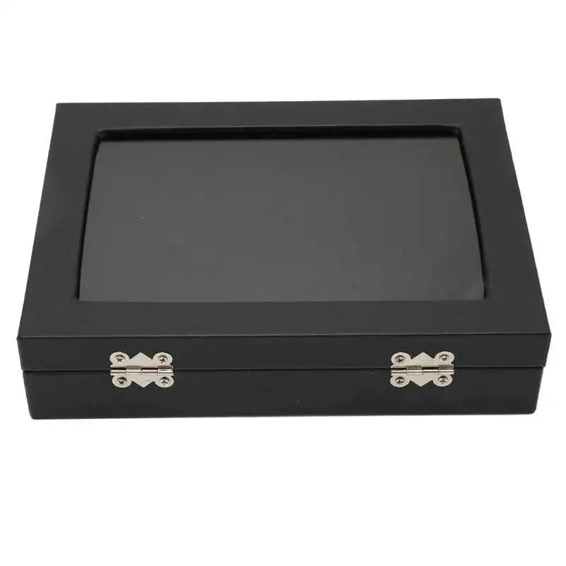 Pin Display Case Frame Brooch Medal Badge Storage Box Desktop Tray Organizer Jewelry Display Container Gifts Box Collection