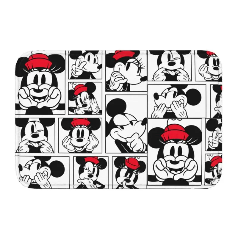 Personalized Mickey Mouse Doormat Mat Anti-Slip Bath Kitchen Garage Rug Carpet 40*60cm