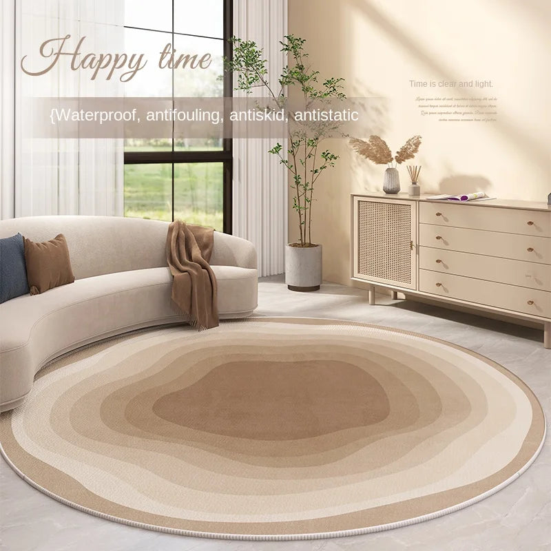 Minimalist Round Living Room Decoration Carpet Children&