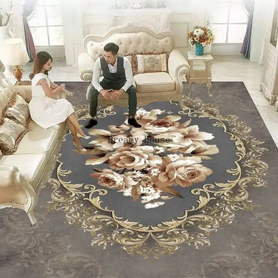 European Luxury Carpets for Living Room 200x300 Decoration Home Large Area Rugs Bedroom Decor Lounge Rug Washable Floor Mats