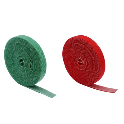 Green Garden Twine Plant Ties Nylon Plant Bandage Garden Hook Loop Bamboo Cane Wrap Support Garden Accessories