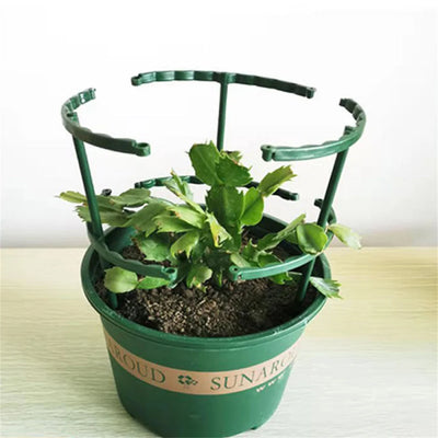 Plastic Plant Support Pile Garden Semi-circular Support Frame Ring Balcony Planting Rack Flower Cage Holder Gardening Stand