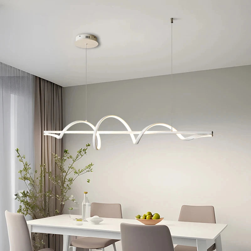 Modern LED Pendant Lights Dining Table Ceiling Chandelier Home Decoration Living Room Hanging Lamps Kitchen Bar Lusters Fixtures