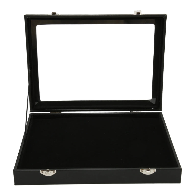 Pin Display Case Frame Brooch Medal Badge Storage Box Desktop Tray Organizer Jewelry Display Container Gifts Box Collection