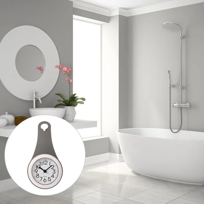 Bathroom Suction Cup Wall Clock with Waterproof Clocks Digital for Alarm Shower Timer