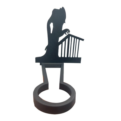 Vampire Candle Holder Metal Halloween Candle Shadow Halloween Horror Candle Holder Tealight Shadow Caster Halloween Home Decor