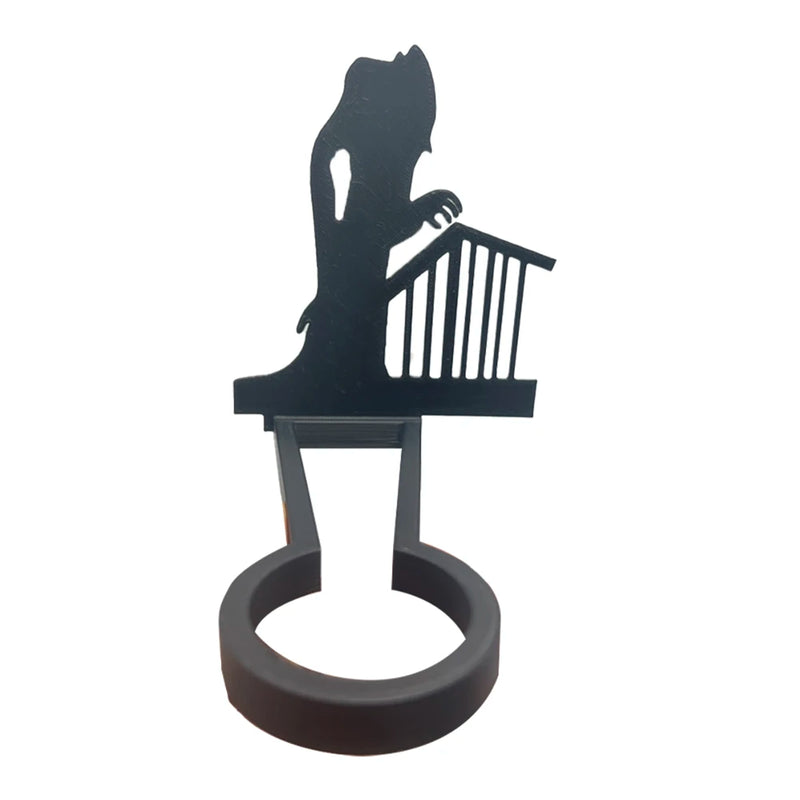 Vampire Candle Holder Metal Halloween Candle Shadow Halloween Horror Candle Holder Tealight Shadow Caster Halloween Home Decor