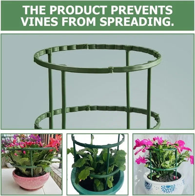 Green Plant Support Pile Frame Greenhouse Arrangement Semicircle Fixed Rod Indoor Flower Plants Vine Climbing Bracket Hock Pen