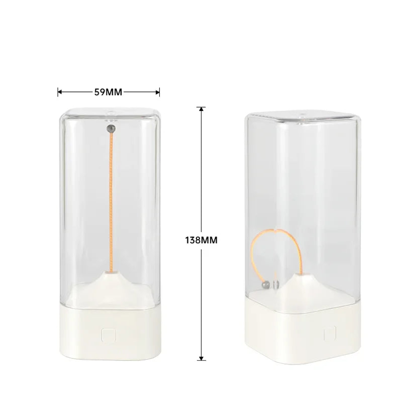 Minimalist Fast Charging Touch Desk  night Lamp with Magnetic Beads Flexible Filament Long Lasting Battery Home decor LED lights