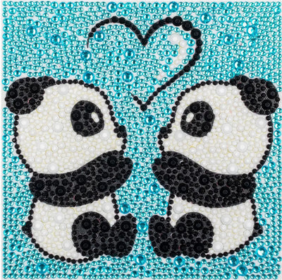 DIY Diamond Painting by Number Kits for Kids Cartoon Animal Picture Crystal Rhinestone Diamond Embroidery for Children Gifts