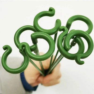 1-15PCS Plant Supports Stakes Flower Stand Sticks Reusable Plant Clips Bonsai Fixing Tool Flower Grow Holder Garden Tools