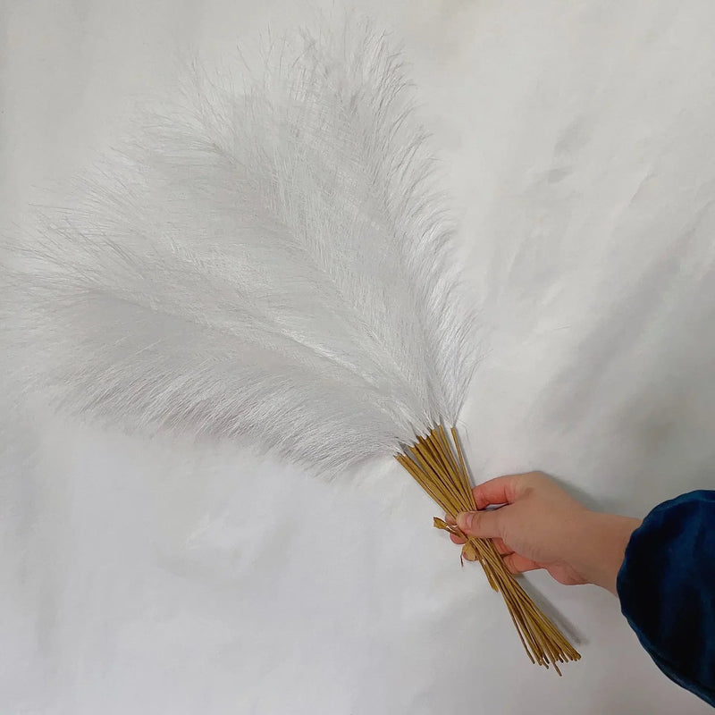 55CM Pampas Grass INS Style Reed Artificial Flower Photography Props  High Quality Fake Plants For Home, Bedroom Decoration