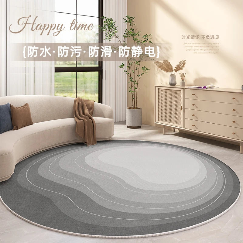 Minimalist Round Living Room Decoration Carpet Children&