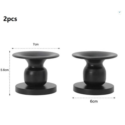 1/2/4Pcs Metal Candle Holders Candles Base Candlesticks For Home Wedding Decoration Retro Candlesticks Home Table Decor