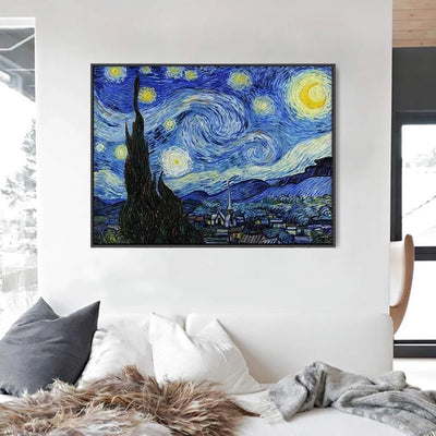 Starry Night Diamond Painting Kits for Adults DIY 5D Kits Van Gogh Diamond Art Kit Gem Art Craft Home Wall Decor