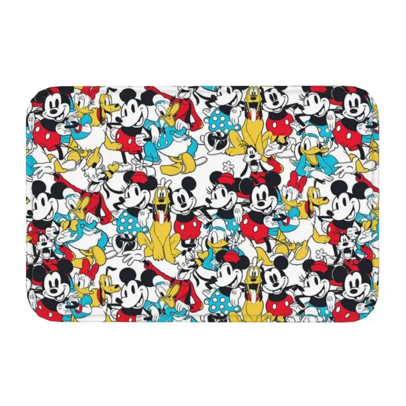 Personalized Mickey Mouse Doormat Mat Anti-Slip Bath Kitchen Garage Rug Carpet 40*60cm