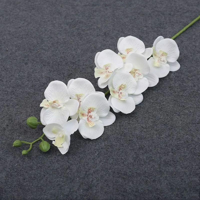 Wedding Decoration 9-Heads Silk Flower Simulation Butterfly Orchid Artificial Flower 3D Phalaenopsis Real Touch Plants