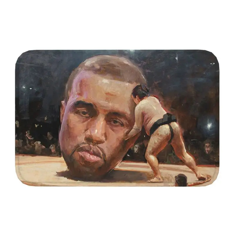 Funny Kanye West Meme Doormat Non-Slip Bath Kitchen Mat Garden Garage Floor Door Entrance Carpet Rug